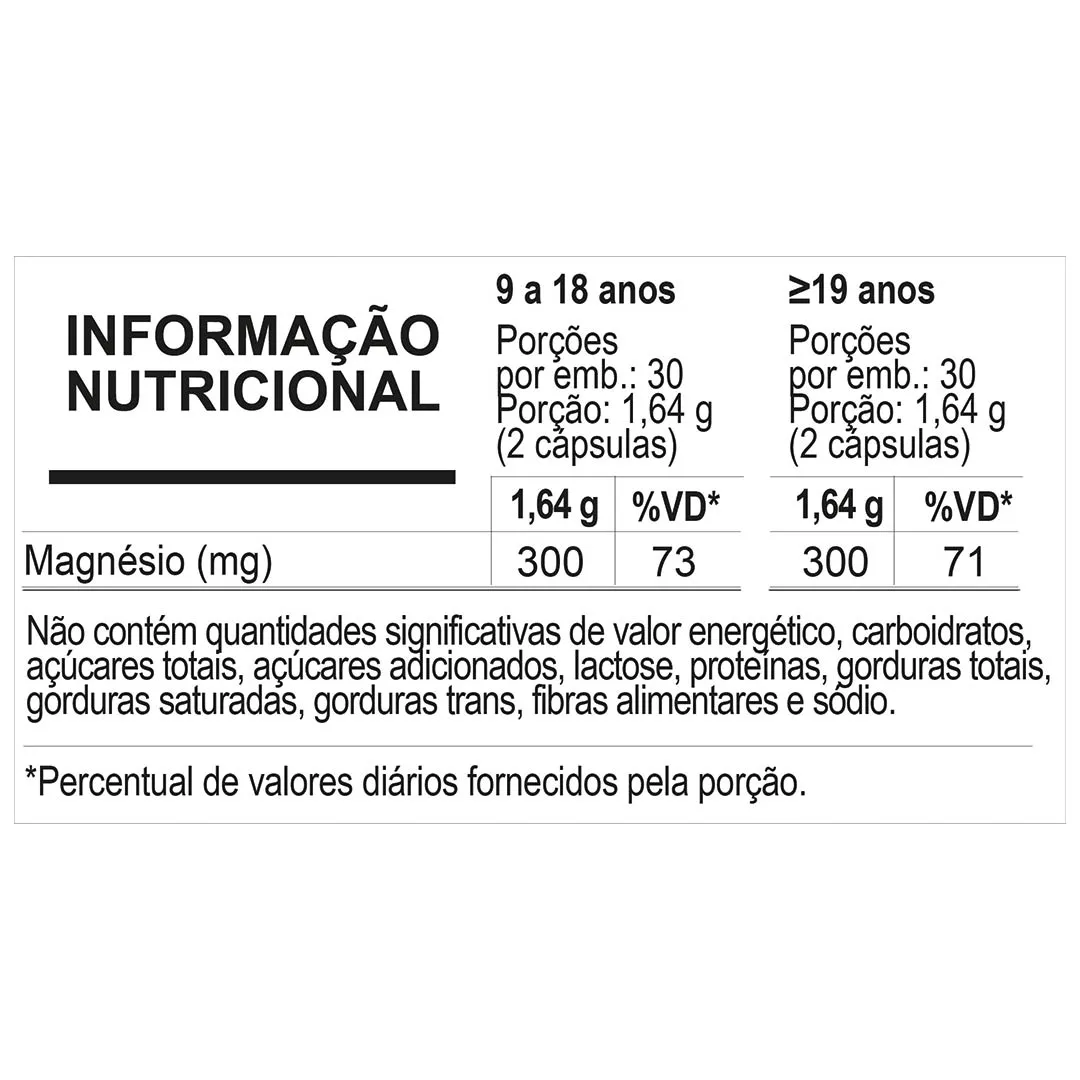 Magnésio - Sanavita - 60 Capsulas (600mg) - Imagem 4