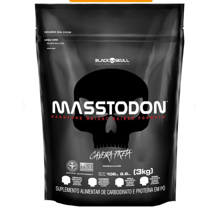 Masstodon Black Skull