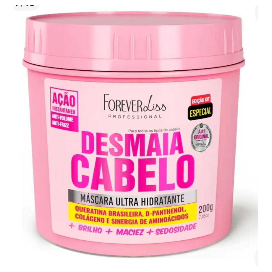Máscara Ultra Hidratante Desmaia Cabelo