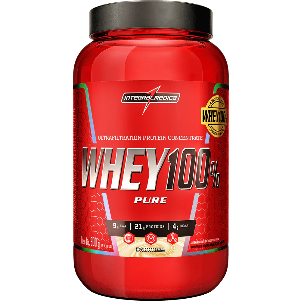 Whey Protein Concentrado Pote 900g